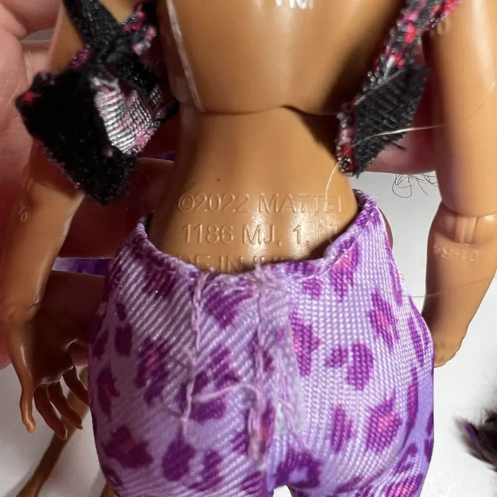 Monster High Clawdeen Wolf Doll Lot 3 G3 G1 TLC Parts OOAK